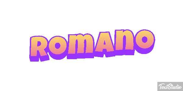 Romano Текстовый эффект