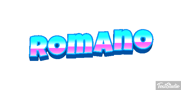 Romano Текстовый эффект