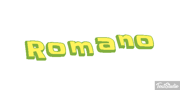 Romano Текстовый эффект