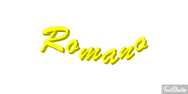 Romano Текстовый эффект