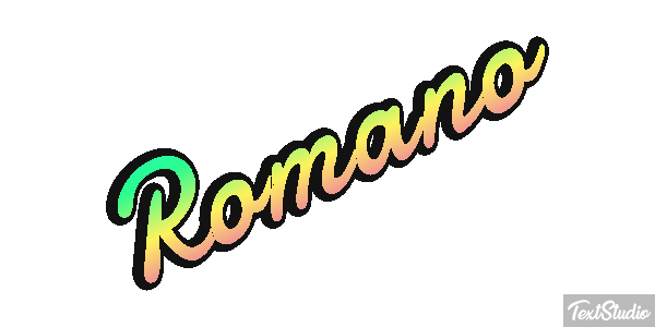 Romano Текстовый эффект