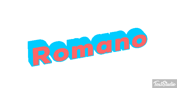 Romano Текстовый эффект
