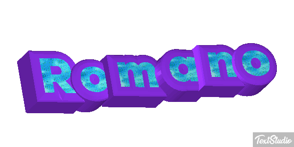 Romano Текстовый эффект