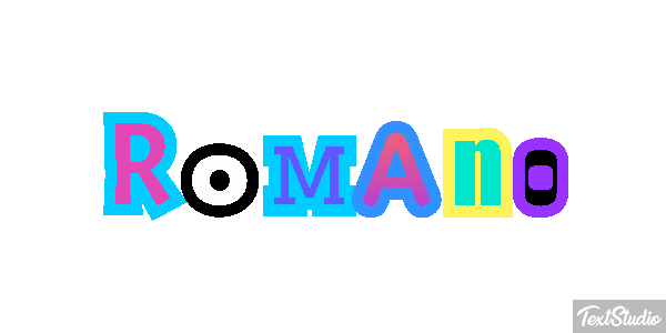 Romano Текстовый эффект