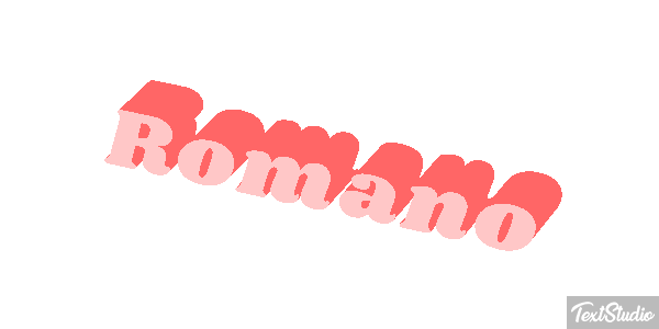 Romano Текстовый эффект