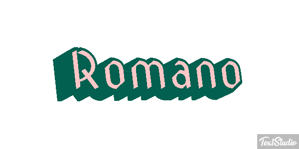 Romano Текстовый эффект