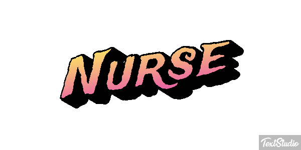Nurse Text effect
