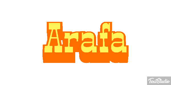 Arafa テキスト効果