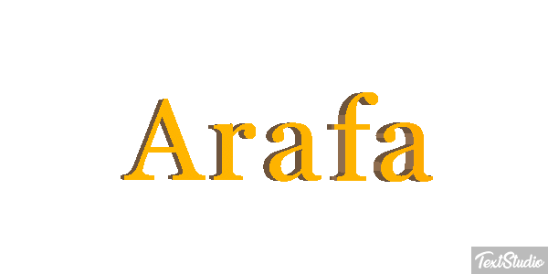 Arafa テキスト効果