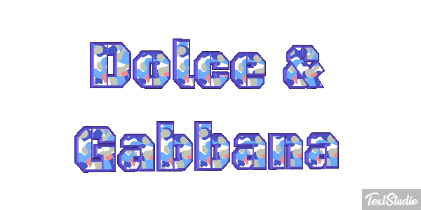 Dolce & Gabbana Effet de texte