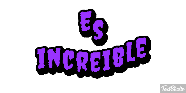 Es increíble Effetto testo