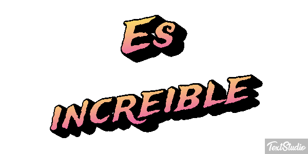 Es increíble Effetto testo