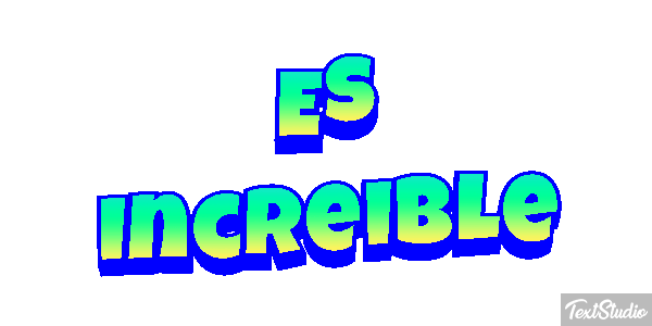 Es increíble Effetto testo