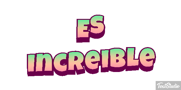 Es increíble Effetto testo