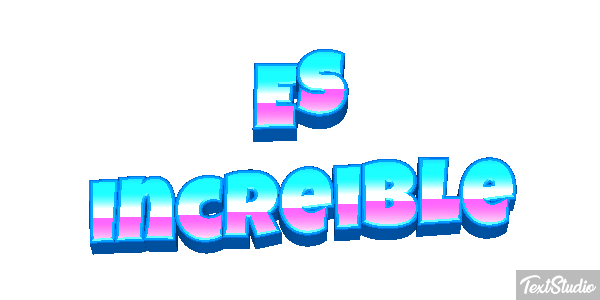 Es increíble Effetto testo