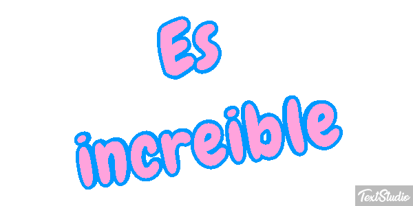 Es increíble Effetto testo