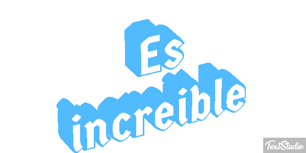 Es increíble Effetto testo