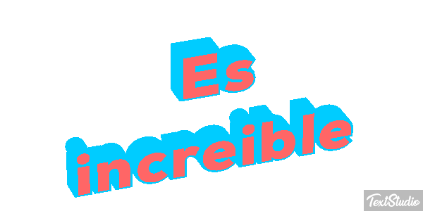 Es increíble Effetto testo