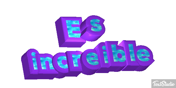 Es increíble Effetto testo