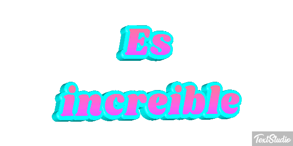Es increíble Effetto testo
