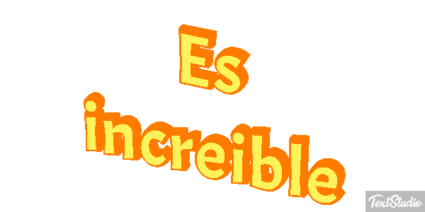 Es increíble Effetto testo
