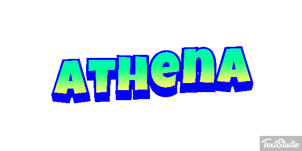 Athena Efekt tekstowy