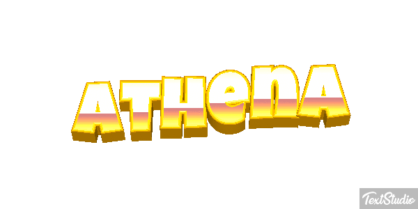 Athena Efekt tekstowy