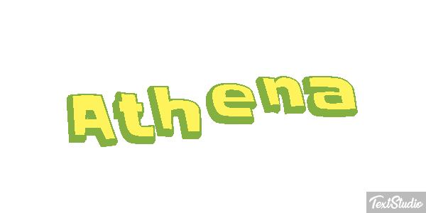 Athena Efekt tekstowy