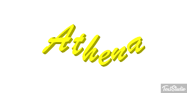 Athena Efekt tekstowy