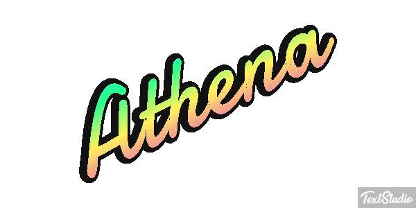 Athena Efekt tekstowy