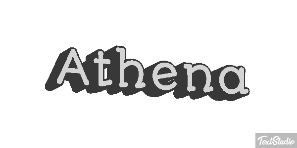 Athena Efekt tekstowy