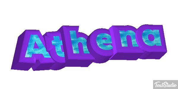 Athena Efekt tekstowy