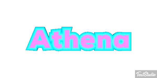Athena Efekt tekstowy