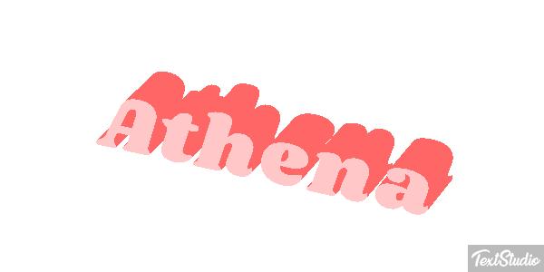 Athena Efekt tekstowy