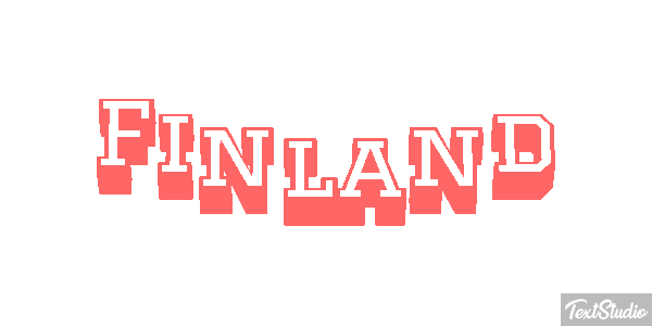 Finland Text effect