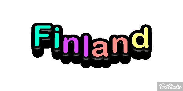 Finland Text effect