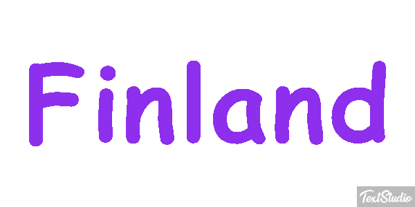 Finland Text effect