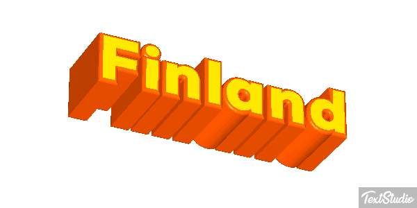 Finland Text effect