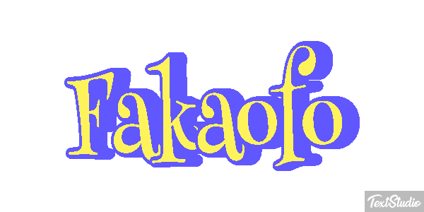 Fakaofo Effetto testo