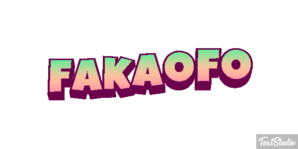 Fakaofo Effetto testo