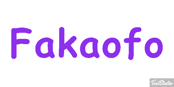 Fakaofo Effetto testo