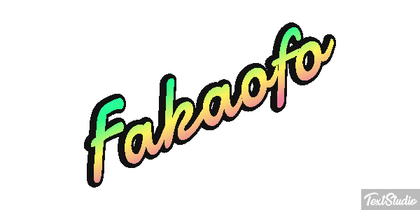 Fakaofo Effetto testo