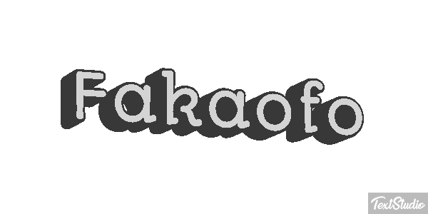 Fakaofo Effetto testo