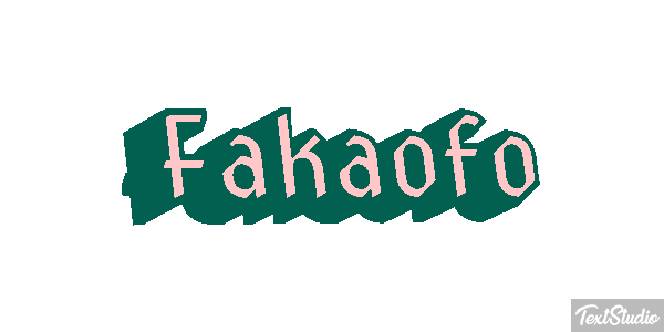 Fakaofo Effetto testo