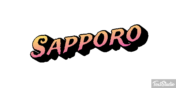 Sapporo Efekt tekstowy