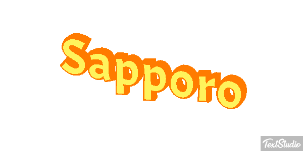 Sapporo Efekt tekstowy