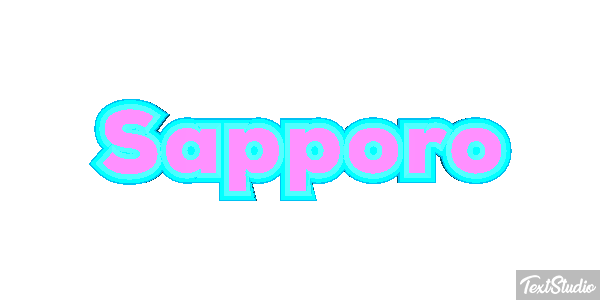 Sapporo Efekt tekstowy