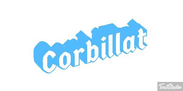 Corbillat Effet de texte