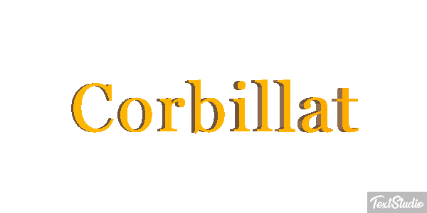 Corbillat Effet de texte