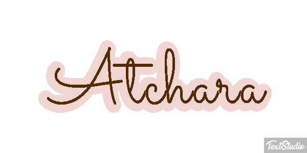 Atchara Texteffekt